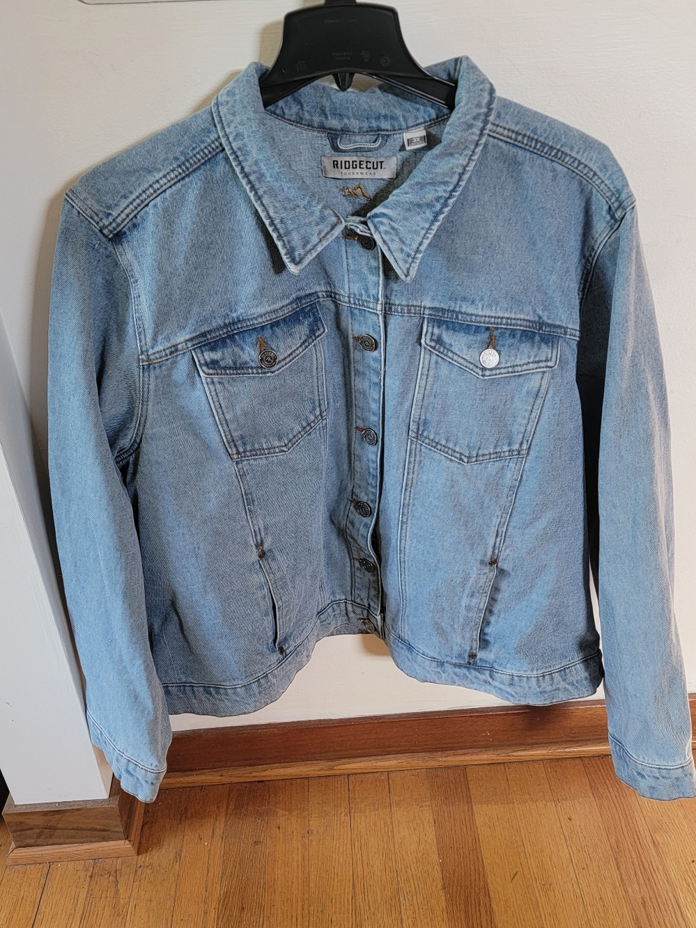 RIDGECUT  Men's Light Blue Denim Jacket size 3X. NWT.